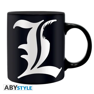 Taza Death Note L y reglas 320 ml