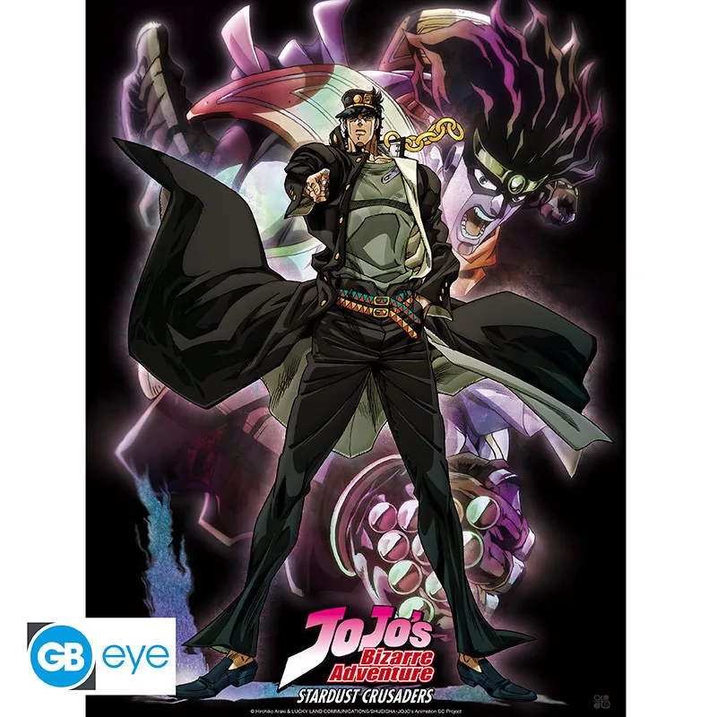 Póster Jojo's Bizarre Adventure Chibi Star Platinum 52x38 cm