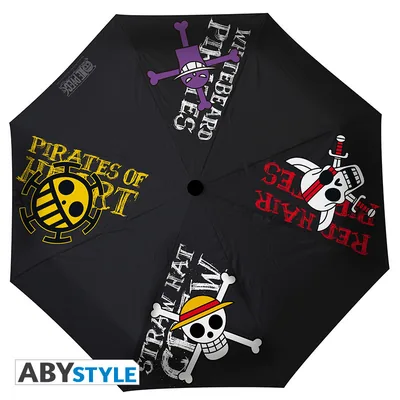 Paraguas One Piece emblemas de los piratas