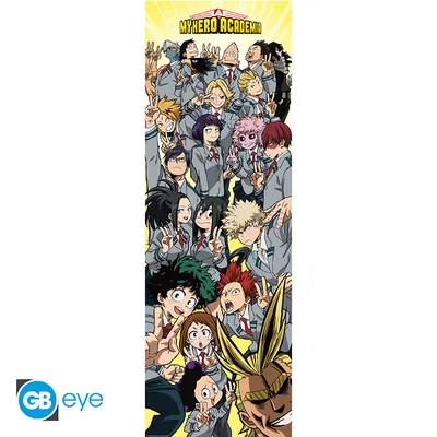 Póster de puerta My Hero Academia Classroom 53x158 cm