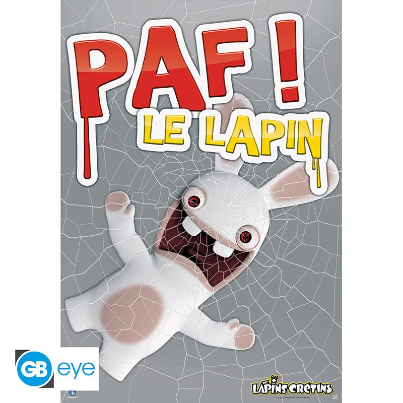Póster Raving Rabbids Paf! The Rabbit 98x68 cm