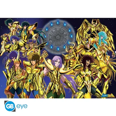 Póster Saint Seiya Caballeros de Oro 1 91,5x61 cm
