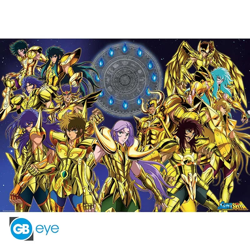 Póster Saint Seiya Caballeros de Oro 1 91,5x61 cm