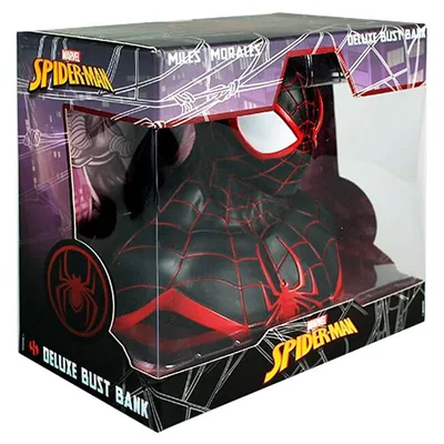 Busto hucha Miles Morales Spiderman Marvel 20cm
