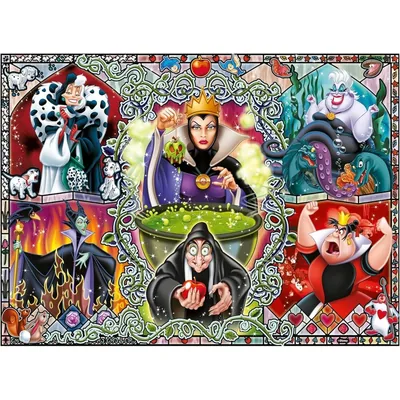 Puzzle Villanas Disney 1000pzs