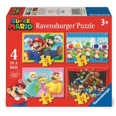Puzzle Super Mario Bros 12-16-20-24pzs