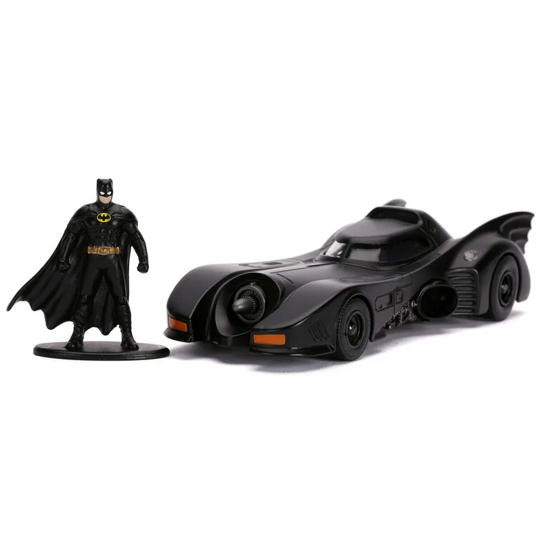 Blister figura Batman + Coche Batmovil 1989 metal DC Comics