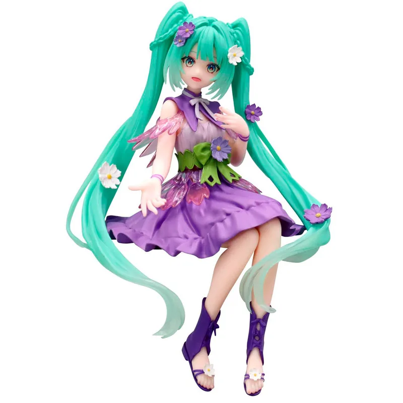 Figura Noodle Stopper Hatsune Miku Flower Fairy Cosmos Purple Hatsune Miku 14cm