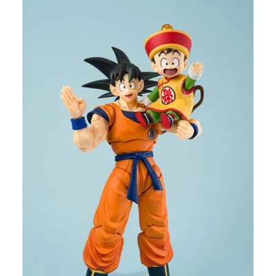 Figura S.H Figuarts Son Goku & Son Gohan Kid & Kontoun Dragon Ball Z
