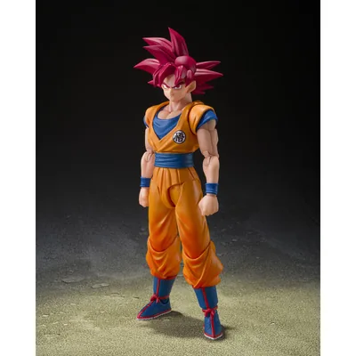 Figura S.H.Figuarts Super Saiyan God Son Goku God Aura Dragon Ball Super 14,5cm