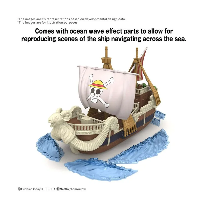 Figura Model Kit Going Merry Netflix Grand Ship Collection One Piece