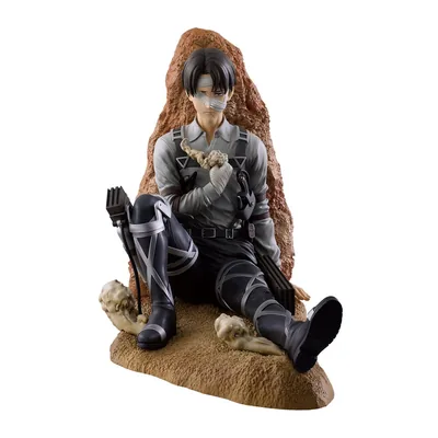 Figura Ichibansho Levi Battle of Heaven and Earth Mega Impact Attack on Titan 11cm