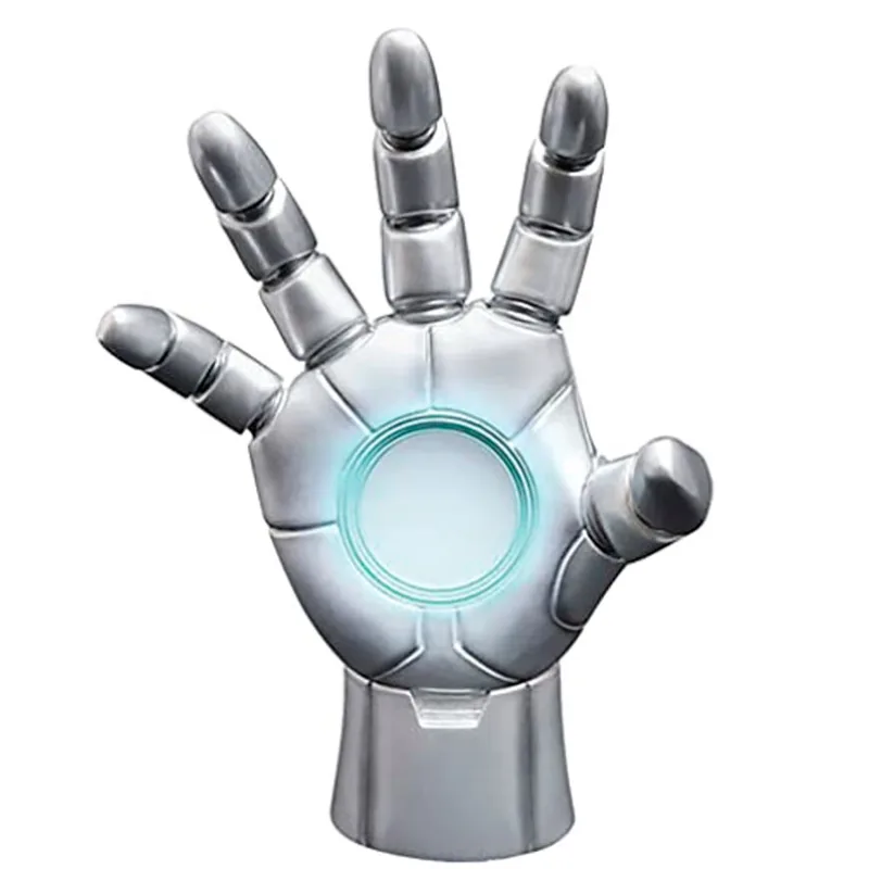 Estatua Heroic Hands Grey Armor Iron Man Marvel 25cm