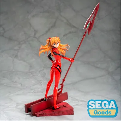 Figura Asuka Shikinami Langley Spear of Cassius Luminasta Evangelion 3.0 + 1.0 Thrice Upon a Time 20cm
