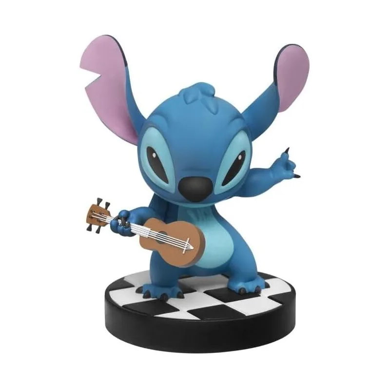 Figura Stitch Guitarrista Hero Box Stitch Disney 8cm