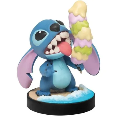 Figura Stitch Gloton Hero Box Stitch Disney 8cm