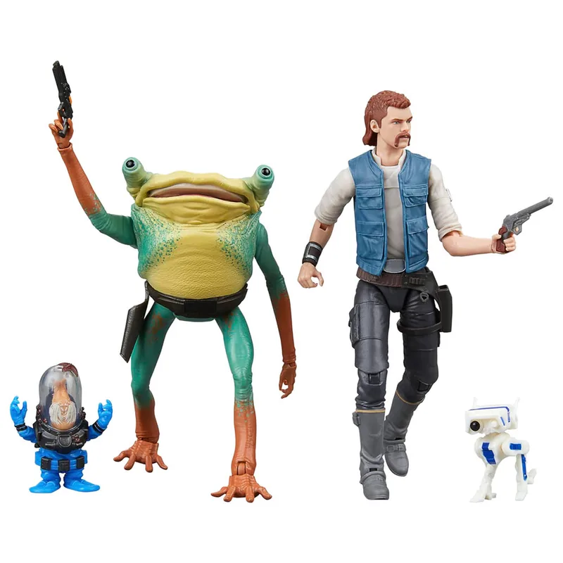Blister 2 figuras Cal Kestis Turgle & Skoova Stev Star Wars 15cm