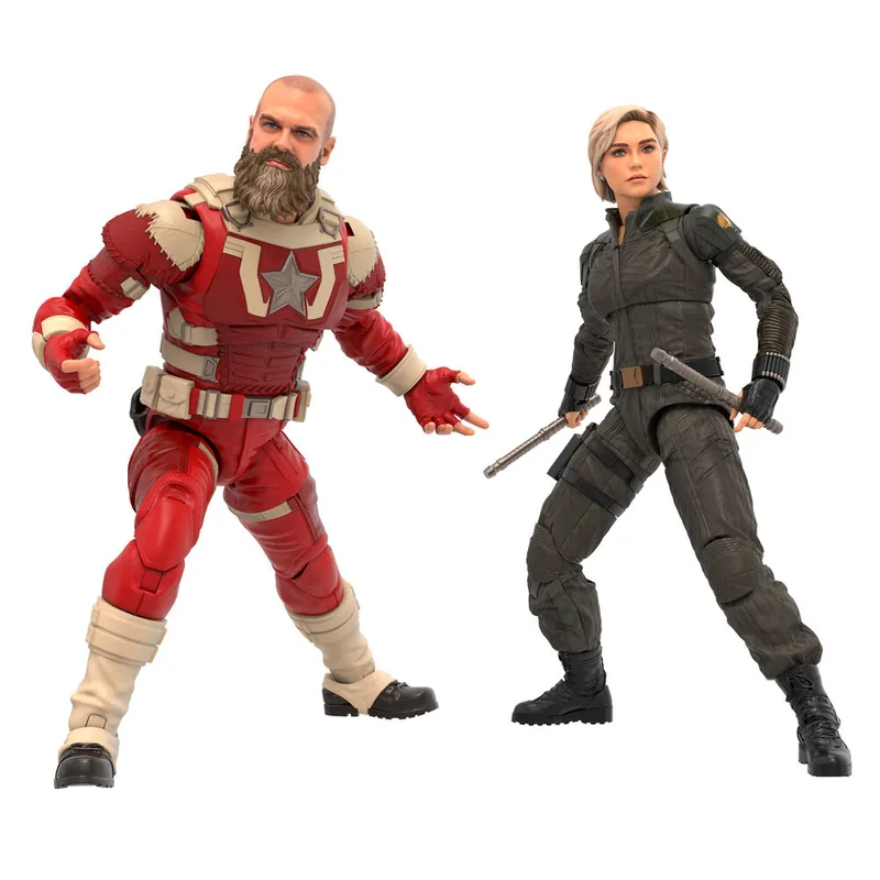 Blister 2 figuras Yelena Belova & Red Guardian Thunderbolts Marvel Legends 15cm