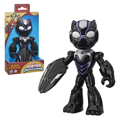 Figura Black Panther Iron Man y Su Superequipo Marvel 22cm