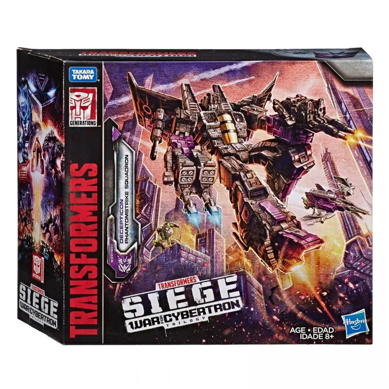 Figura Decepticon Phantomstrike Squadron War For Cybertron Transformers 20cm