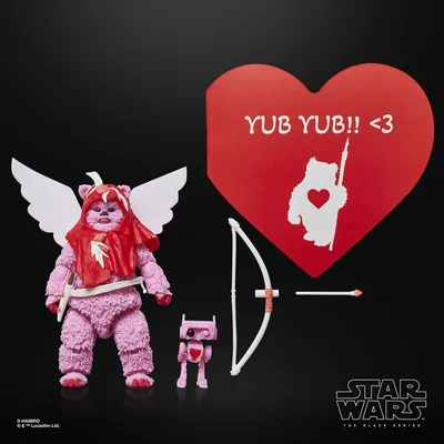 Figura Ewok Valentines Day Edition Star Wars 15cm