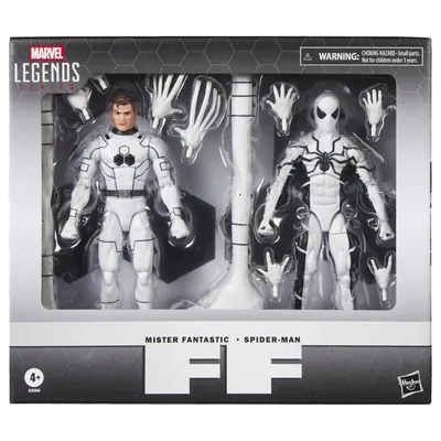 Set 2 figuras Mister Fantastic & Spiderman Los Cuatro Fantasticos Marvel Legends Series 15cm
