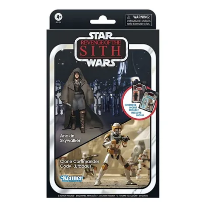 Set figuras Anakin Skywalker & Clone Commander Cody Utapau Star Wars 9.5cm