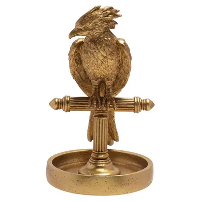 Figura exposicion joyas Fawkes Harry Potter 21cm