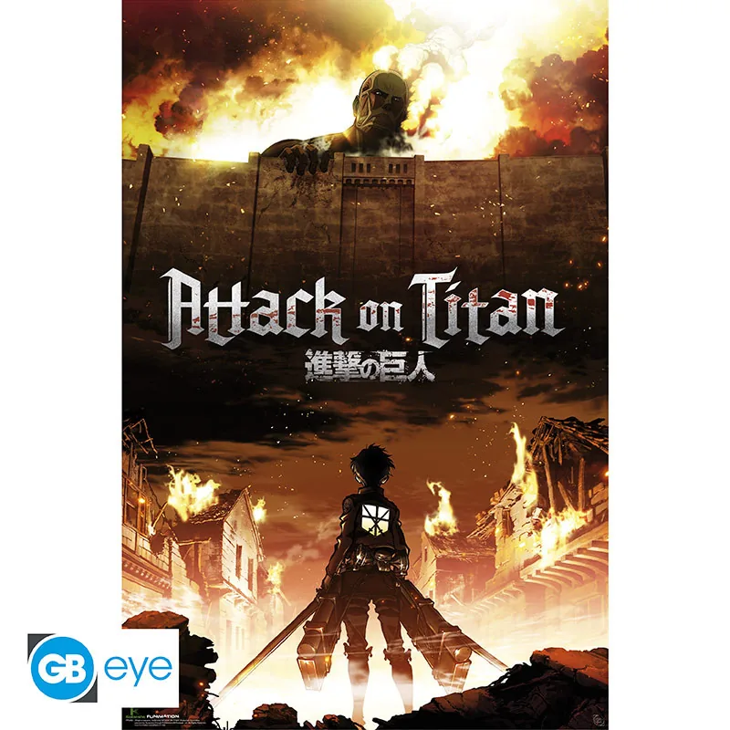 Póster Maxi Attack on Titan Key Art 91,5x61 cm