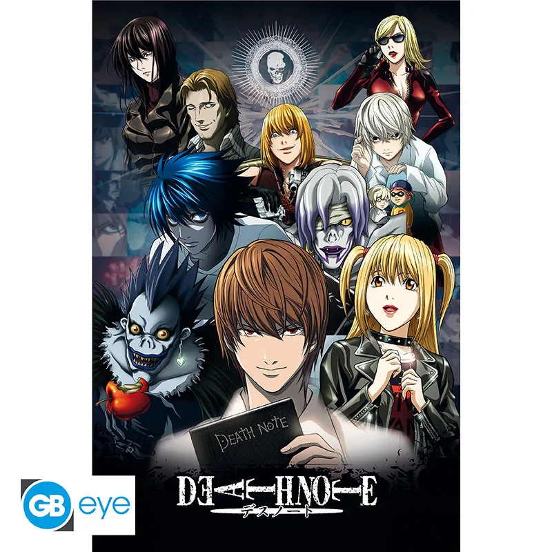 Póster Death Note Protagonistas 91,5x61 cm
