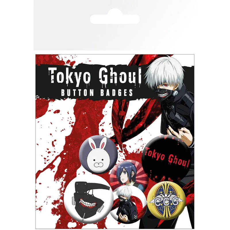 Pack de chapas Tokyo Ghoul Mix