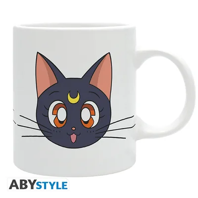 Taza Sailor Moon Luna y Artemis 320 ml