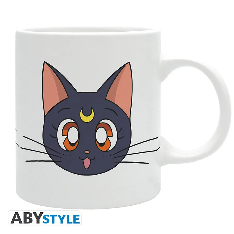 Taza Sailor Moon Luna y Artemis 320 ml