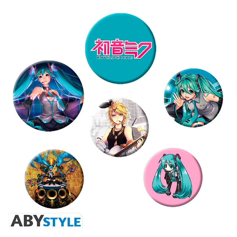 Pack de chapas Hatsune Miku Mix