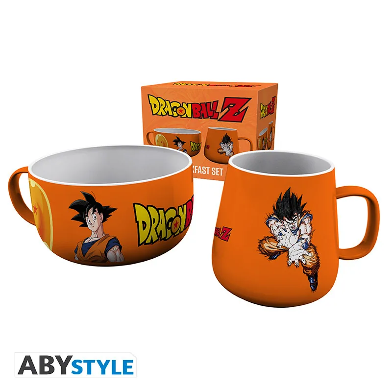 Set de desayuno taza + bol Dragon Ball Goku