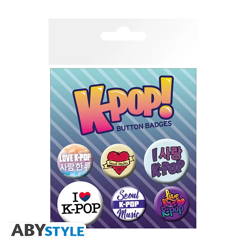 Pack de chapas K-pop Mix