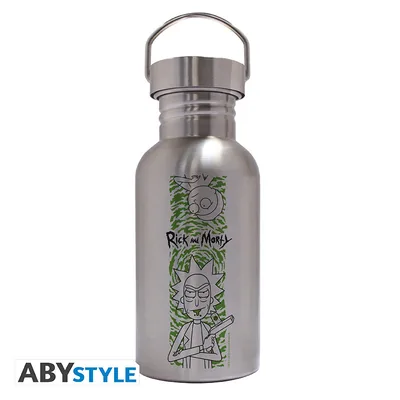 Botella termo de acero Rick y Morty Portal 500 ml