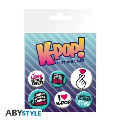 Pack de chapas K-pop Mix