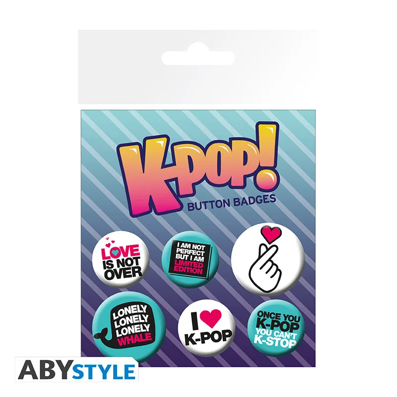Pack de chapas K-pop Mix