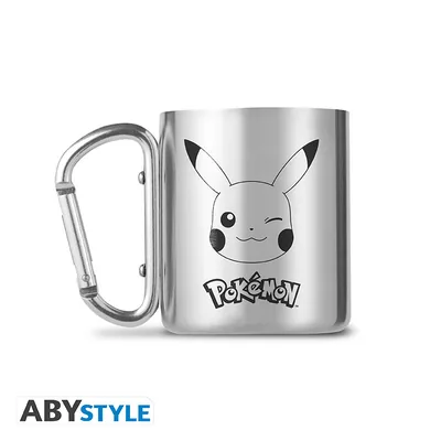 Taza mosquetón Pokémon Pikachu 235 ml