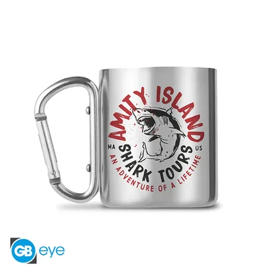 Taza mosquetón Tiburón Shark Tours 235 ml