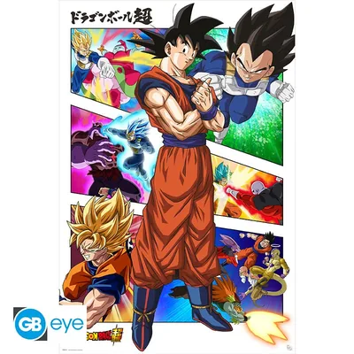 Póster Dragon Ball Super Panels 91,5x61 cm