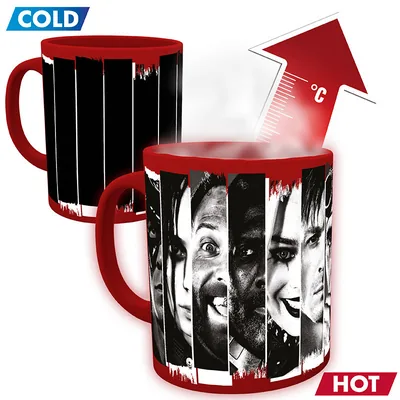 Taza termorreactiva DC Comics The Suicide Squad Task Force X 320 ml