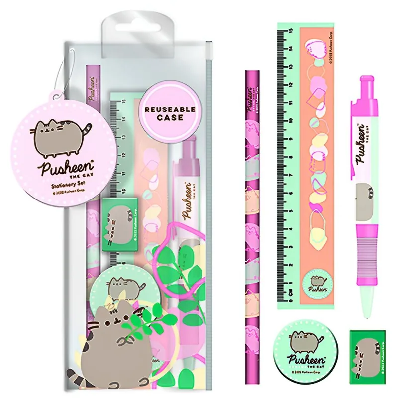 Set papeleria Pusheen