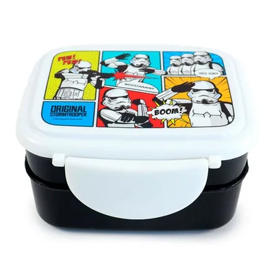 Sandwichera + cubiertos Soldado Imperial Stormtrooper Star Wars