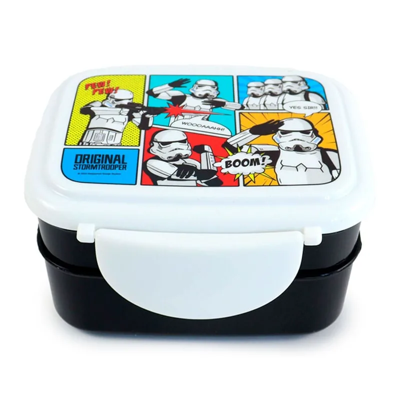 Sandwichera + cubiertos Soldado Imperial Stormtrooper Star Wars
