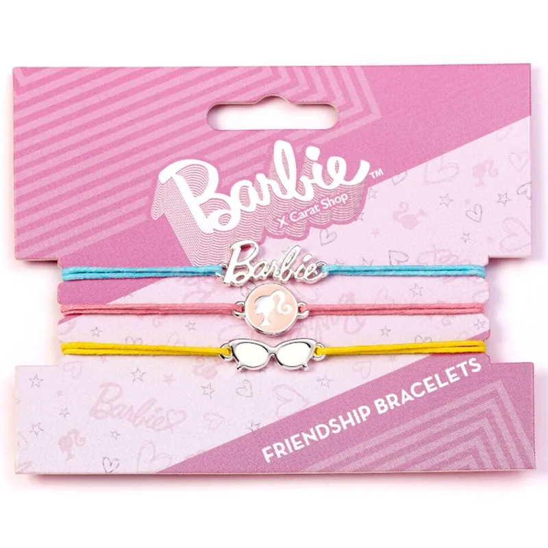 Set 3 pulseras Amistad Barbie