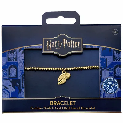 Pulsera Snitch Dorada Harry Potter