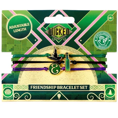 Set 2 pulseras Elphaba Glinda Wicked