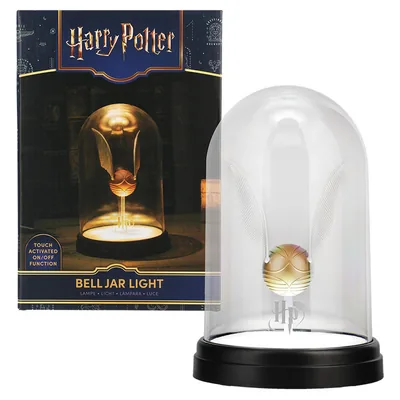 Lampara campana Snitch Dorada Harry Potter